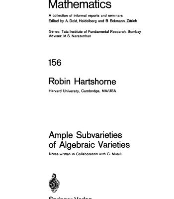 خرید و دانلود نسخه کامل کتاب Ample Subvarieties of Algebraic Varieties