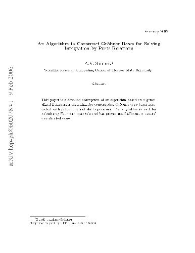 خرید و دانلود نسخه کامل کتاب An Algorithm to Construct Groebner Bases for Solving Integration by Parts Relations_68b4976f8b438.jpeg خرید و دانلود نسخه کامل کتاب An Algorithm to Construct Groebner Bases for Solving Integration by Parts Relations