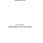 خرید و دانلود نسخه کامل کتاب An Analysis Of Knowledge And Valuation