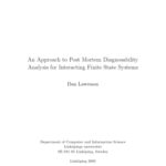 خرید و دانلود نسخه کامل کتاب An approach to diagnosability analysis for interacting finite state systems