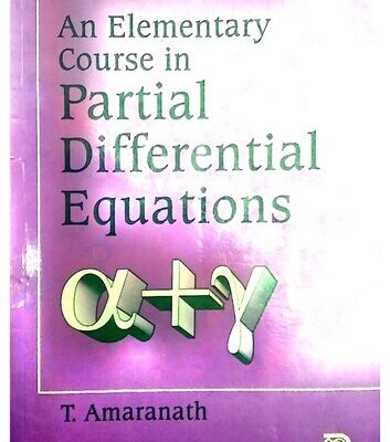 خرید و دانلود نسخه کامل کتاب An Elementary course in Partial Differential Equations