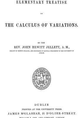 خرید و دانلود نسخه کامل کتاب An elementary treatise on calculus of variations (1850)