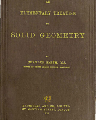 خرید و دانلود نسخه کامل کتاب An Elementary Treatise on Solid Geometry