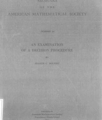 خرید و دانلود نسخه کامل کتاب An Examination of a Decision Procedure