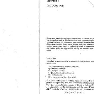 خرید و دانلود نسخه کامل کتاب An Introduction to Algebraic Topology