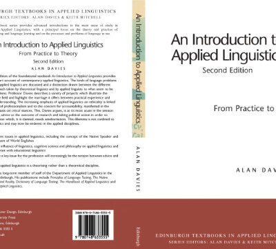خرید و دانلود نسخه کامل کتاب An Introduction to Applied Linguistics