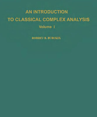 خرید و دانلود نسخه کامل کتاب An Introduction to Classical Complex Analysis