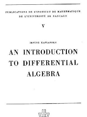 خرید و دانلود نسخه کامل کتاب An Introduction to Differential Algebra