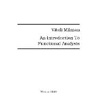 خرید و دانلود نسخه کامل کتاب An Introduction To Functional Analysis