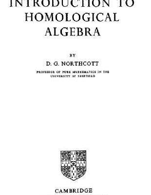 خرید و دانلود نسخه کامل کتاب An introduction to homological algebra