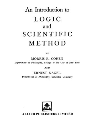 خرید و دانلود نسخه کامل کتاب An Introduction to Logic and Scientific Method