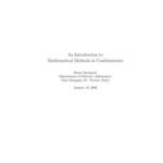 خرید و دانلود نسخه کامل کتاب An Introduction to Mathematical Methods in Combinatorics