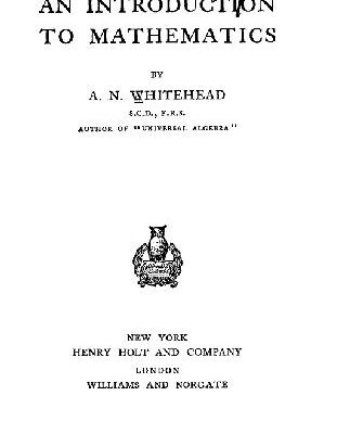 خرید و دانلود نسخه کامل کتاب An Introduction to Mathematics