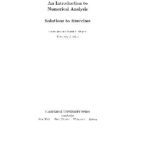 خرید و دانلود نسخه کامل کتاب An Introduction to Numerical Analysis – Solutions