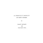 خرید و دانلود نسخه کامل کتاب An Introduction to Probability and Random Processes