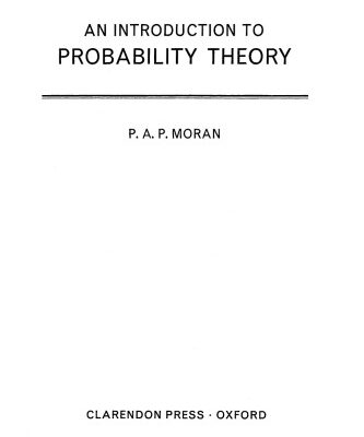 خرید و دانلود نسخه کامل کتاب An Introduction to Probability Theory