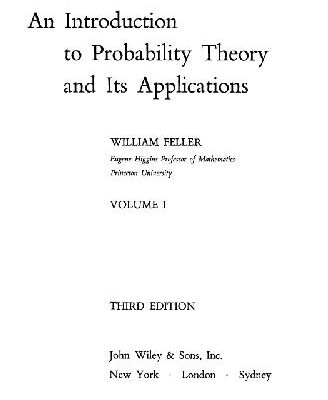 خرید و دانلود نسخه کامل کتاب An Introduction to Probability Theory