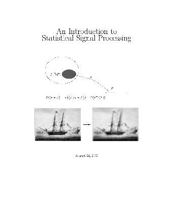 خرید و دانلود نسخه کامل کتاب An Introduction to Statistical Signal Processing new edition