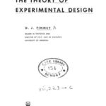 خرید و دانلود نسخه کامل کتاب An Introduction To The Theory Of Experimental Design