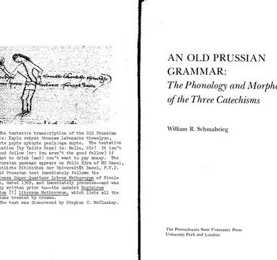 خرید و دانلود نسخه کامل کتاب An old prussian grammar: the phonology and morphology of the three catechisms