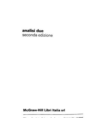 خرید و دانلود نسخه کامل کتاب Analisi Due