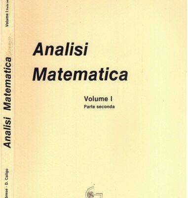 خرید و دانلود نسخه کامل کتاب Analisi Matematica, Vol. 1 Parte II