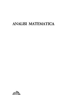 خرید و دانلود نسخه کامل کتاب Analisi Matematica