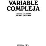 خرید و دانلود نسخه کامل کتاب Análisis básico de variable compleja
