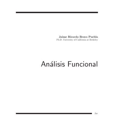 خرید و دانلود نسخه کامل کتاب Análisis Funcional