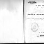 خرید و دانلود نسخه کامل کتاب Analisis Matematico Volumen I (Spanish Version) Analisis Algebraico. Teoria De Ecuaciones. Calculo Infinitesimal De Una Variable.