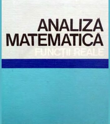 خرید و دانلود نسخه کامل کتاب Analiză Matematică. Functii reale