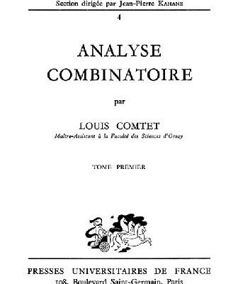 خرید و دانلود نسخه کامل کتاب Analyse combinatoire, tome 1