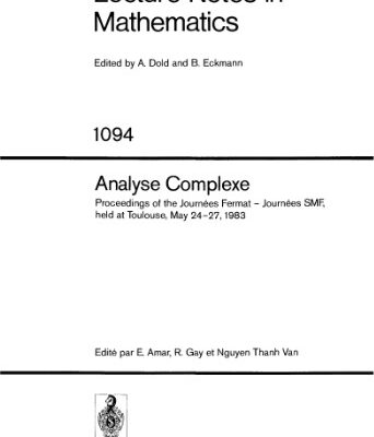 خرید و دانلود نسخه کامل کتاب Analyse Complexe