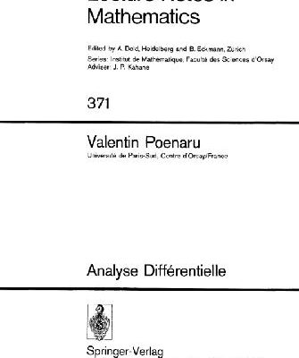 خرید و دانلود نسخه کامل کتاب Analyse differentielle
