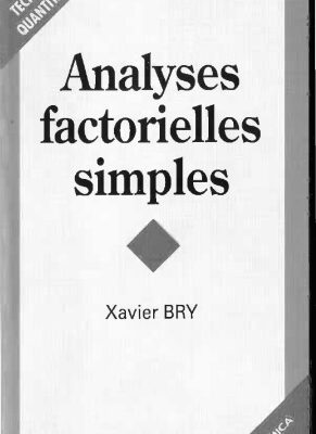 خرید و دانلود نسخه کامل کتاب Analyses factorielles simples