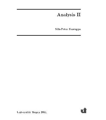خرید و دانلود نسخه کامل کتاب Analysis 2