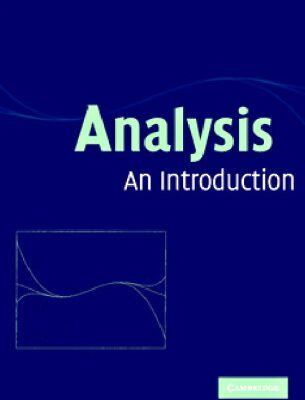 خرید و دانلود نسخه کامل کتاب Analysis: an introduction