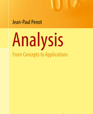 خرید و دانلود نسخه کامل کتاب Analysis: From Concepts to Applications