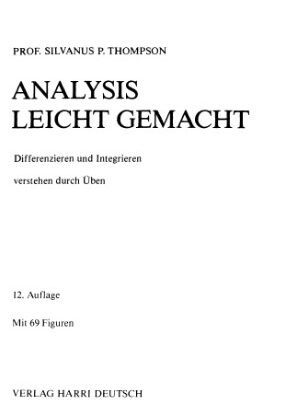 خرید و دانلود نسخه کامل کتاب Analysis leicht gemacht