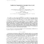 خرید و دانلود نسخه کامل کتاب Analysis of longitudinal marginal structural models