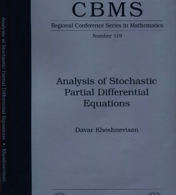 خرید و دانلود نسخه کامل کتاب Analysis of stochastic partial differential equations