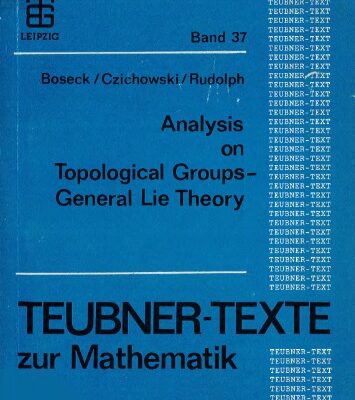 خرید و دانلود نسخه کامل کتاب Analysis on topological groups : general Lie theory