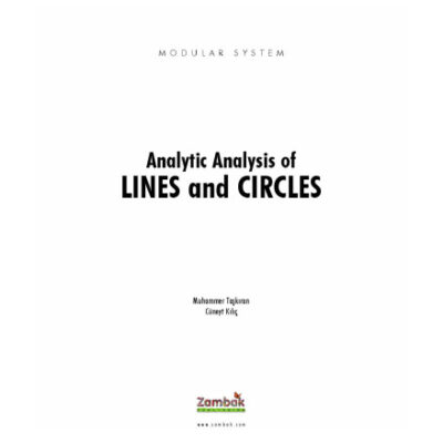 خرید و دانلود نسخه کامل کتاب Analytic Analysis of Lines and Circles (Zambak)