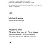 خرید و دانلود نسخه کامل کتاب Analytic and plurisubharmonic functions in finite and infinite dimensional spaces. Course given at the University of Maryland, Spring 1970