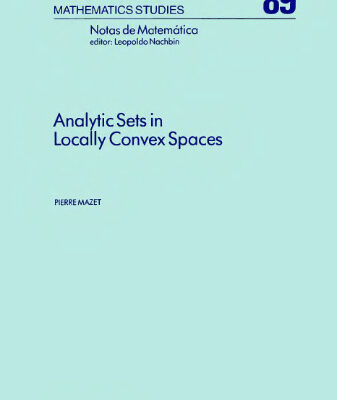 خرید و دانلود نسخه کامل کتاب Analytic sets in locally convex spaces