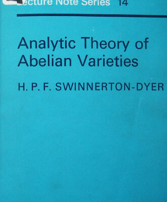 خرید و دانلود نسخه کامل کتاب Analytic theory of Abelian varieties