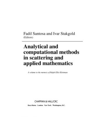 خرید و دانلود نسخه کامل کتاب Analytical and computational methods in scattering and applied mathematics