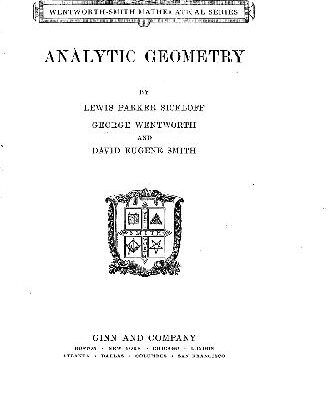 خرید و دانلود نسخه کامل کتاب Analytical Geometry