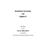 خرید و دانلود نسخه کامل کتاب Analytische Geometrie und Algebra II: Ausarbeitung der WS 1960/61 an der Universität Hamburg gehaltenen Vorlesung