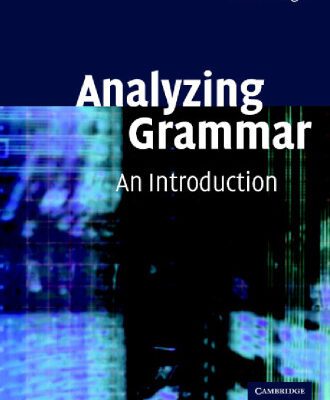 خرید و دانلود نسخه کامل کتاب Analyzing grammar: an introduction